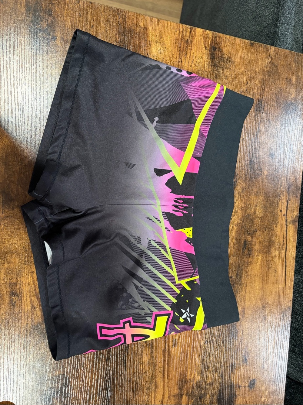 AXL Rebel Athletic Black & pink Performance Shorts